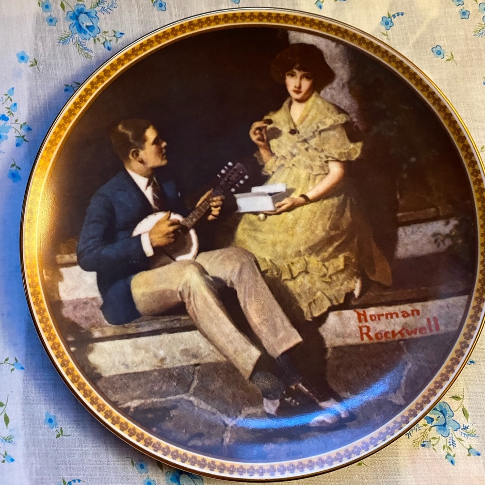 Limited edition Knowles collectible plate.